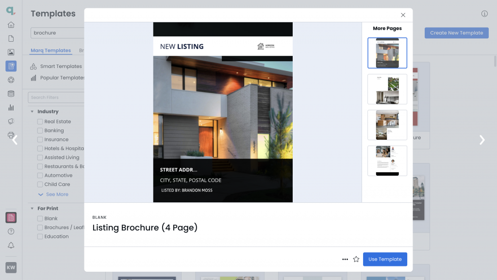 Screenshot of Marq's Brochure Maker